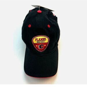 CCM Hockey Calgary Flames Hat Cap NHL Unisex Men Women Cotton Black Red New